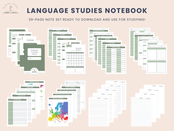 Language Learning Packet (green)