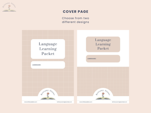 Language Learning Packet (neutral) - Image 4