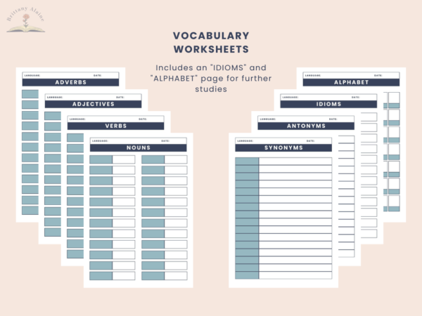 Language Learning Packet (blue) - Image 7